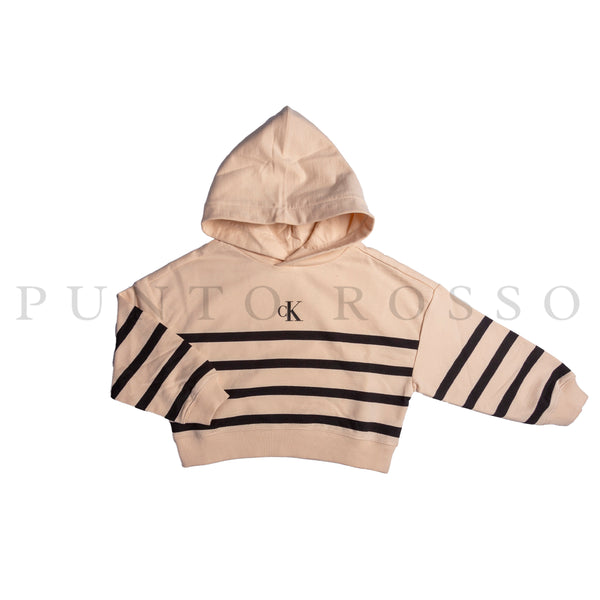 FELPA CROP CON CAPPUCCIO