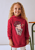 VESTITO FELPA CAPPUCCIO
