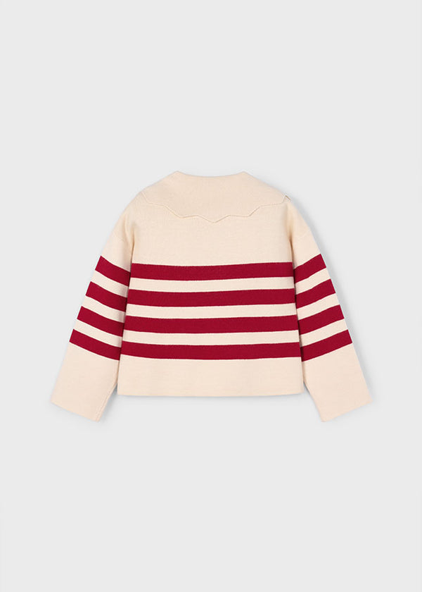 MAGLIONE RIGHE CON COLLO MAYORAL