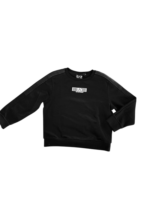 FELPA GIROCOLLO CON LOGO STAMPA A RILIEVO