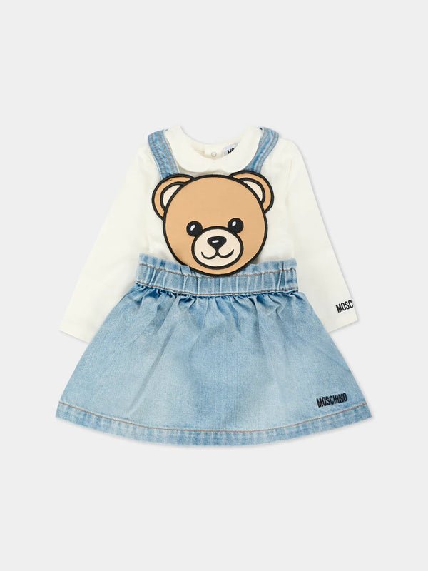 SALOPETTE CON T-SHIRT MOSCHINO