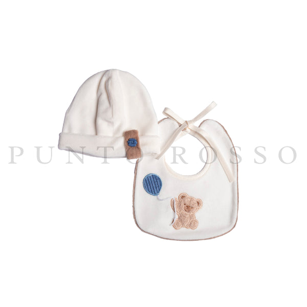 COORDINATO CAPPELLO E BAVETTA
