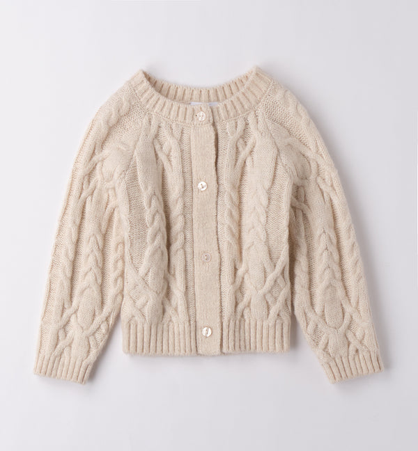 CARDIGAN A TRECCE CON BOTTONI