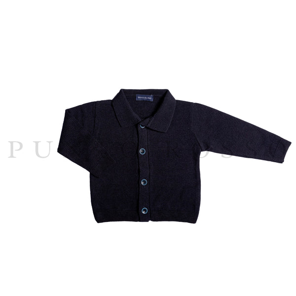 CARDIGAN CON COLLETTO