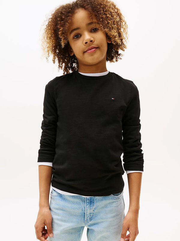 MAGLIA MANICA LUNGA LOGO TOMMY