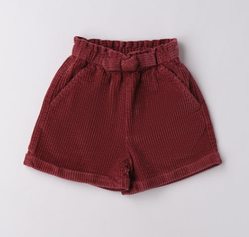 SHORT BAMBINA  VELLUTO