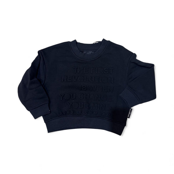 FELPA RICHMOND LETTERE IN RILIEVO