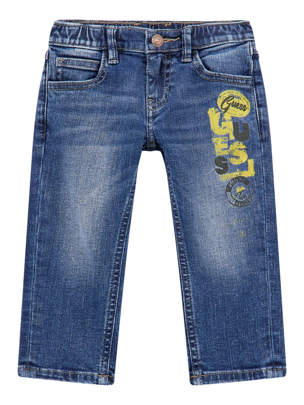 JEANS CON STAMPA GUESS