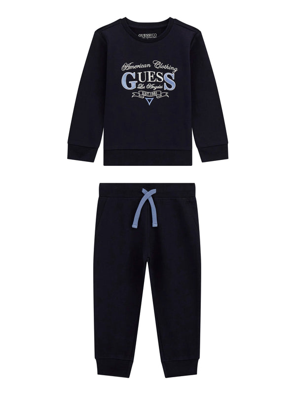 TUTA GIROCOLLO RICAMATA  GUESS